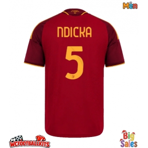 AS Roma Evan Ndicka #5 Replica Home Stadium Shirt 2026-27 Short Sleeve